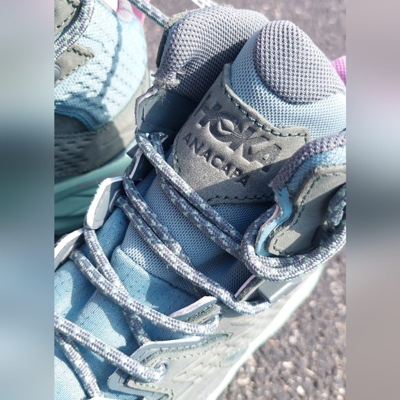 Hoka Women's Teal Athletic Shoes BOOTS Sz 7 Hoka One One Hiking - Picture 2 of 11